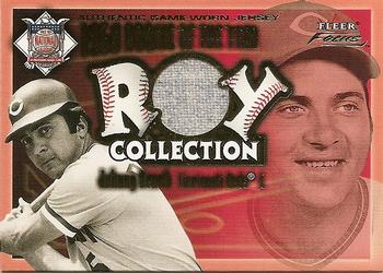 2001 Fleer Focus - ROY Collection Memorabilia #NNO Johnny Bench Front