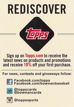 2016 Topps National League Standouts #NNO Rediscover Topps Front