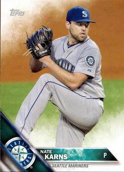 2016 Topps Seattle Mariners #SM-15 Nate Karns Front