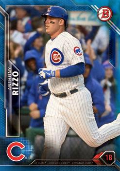 2016 Bowman - Blue #21 Anthony Rizzo Front