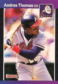 1989 Donruss #576 Andres Thomas Front