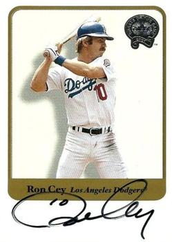 2001 Fleer Greats of the Game - Autographs #NNO Ron Cey Front