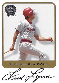 2001 Fleer Greats of the Game - Autographs #NNO Fred Lynn Front