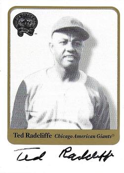 2001 Fleer Greats of the Game - Autographs #NNO Ted Radcliffe Front