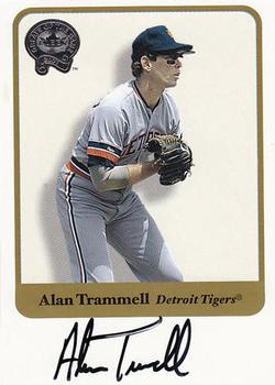 2001 Fleer Greats of the Game - Autographs #NNO Alan Trammell Front