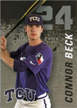 2014 TCU Horned Frogs Schedule Cards #NNO Connor Beck Front