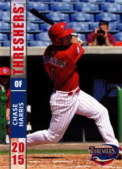 2015 Grandstand Clearwater Threshers #NNO Chase Harris Front