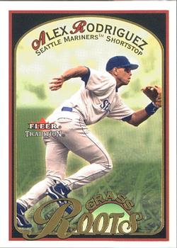 2001 Fleer Tradition - Grass Roots #4 GR Alex Rodriguez Front
