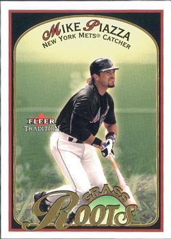 2001 Fleer Tradition - Grass Roots #10 GR Mike Piazza Front