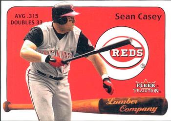 2001 Fleer Tradition - Lumber Company #16 LC Sean Casey Front