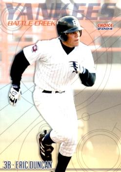 2004 Choice Battle Creek Yankees #10 Eric Duncan Front