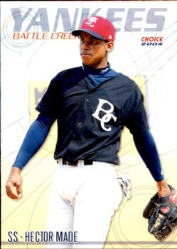 2004 Choice Battle Creek Yankees #18 Hector Made Front