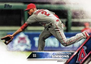 2016 Topps Update #US142 Andrelton Simmons Front