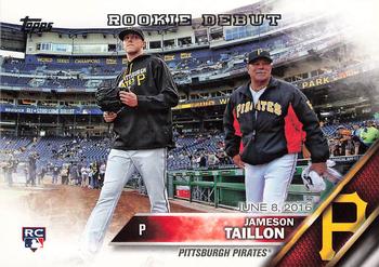 2016 Topps Update #US157 Jameson Taillon Front