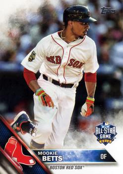 2016 Topps Update #US201 Mookie Betts Front