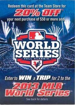 2013 Grandstand Northwest Arkansas Naturals #NONA Win a Trip to the 2013 World Series Front