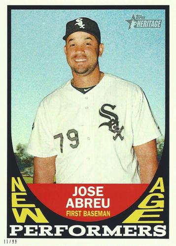 2016 Topps Heritage New Age Performers 5x7 #NAP-JA Jose Abreu Front