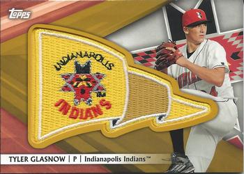 2016 Topps Pro Debut - Pennant Patches Gold #PP-TG Tyler Glasnow Front