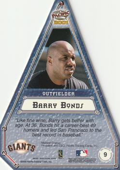 2001 Pacific - Cramer's Choice Styrene #9 Barry Bonds  Back
