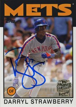 2016 Topps Archives - Fan Favorite Autographs #FFA-DS Darryl Strawberry Front