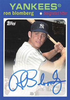 2016 Topps Archives - Fan Favorite Autographs Blue Border #FFA-RB Ron Blomberg Front
