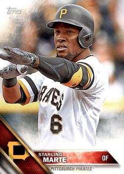 2016 Topps Pittsburgh Pirates #PPI-7 Starling Marte Front