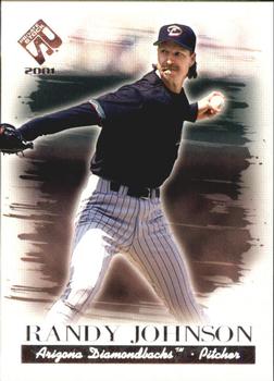 2001 Pacific Private Stock - Silver (Retail) #7 Randy Johnson  Front