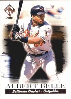 2001 Pacific Private Stock - Silver (Retail) #17 Albert Belle  Front