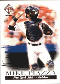 2001 Pacific Private Stock - Silver (Retail) #75 Mike Piazza  Front