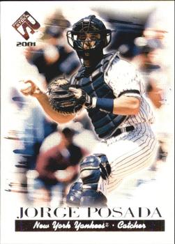 2001 Pacific Private Stock - Silver (Retail) #81 Jorge Posada  Front