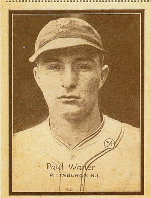 1997 1931 W-517 (Reprint) #34 Paul Waner Front