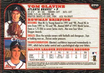 1999 Bowman #270 Tom Glavine Back