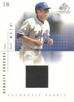 2001 SP Game Used Edition - Authentic Fabric #EA Edgardo Alfonzo  Front