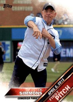 2016 Topps - First Pitch (Series 2) #FP-18 J.K. Simmons Front
