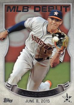 2016 Topps - MLB Debut Silver (Series 2) #MLBD2-21 Carlos Correa Front