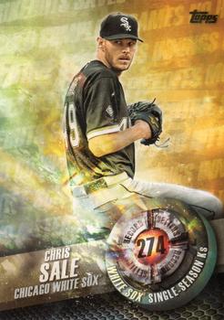 2016 Topps - Record Setters #RS-8 Chris Sale Front