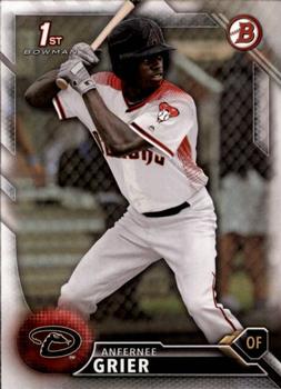 2016 Bowman Draft #BD-11 Anfernee Grier Front