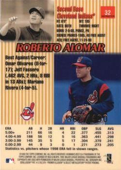 1999 Bowman's Best - Refractors #32 Roberto Alomar  Back