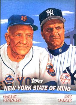 2001 Topps - Combos #TC10 New York State of Mind (Casey Stengel / Joe Torre) Front