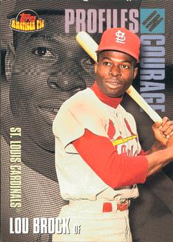 2001 Topps American Pie - Profiles in Courage #PIC2 Lou Brock  Front