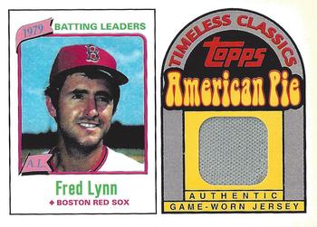2001 Topps American Pie - Timeless Classics Relics #BBTC43 Fred Lynn Front