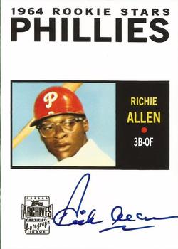 2001 Topps Archives - Autographs #TAA85 Dick Allen Front