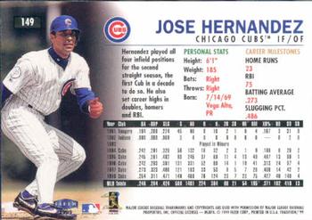 1999 Fleer Tradition #149 Jose Hernandez Back