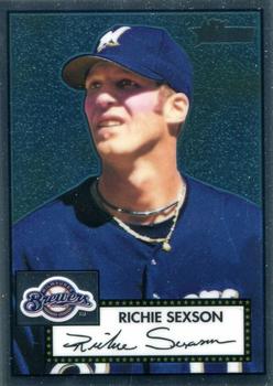 2001 Topps Heritage - Chrome #CP17 Richie Sexson  Front