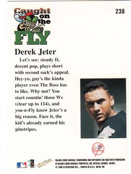 1999 Metal Universe #238 Derek Jeter Back
