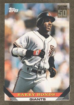 2001 Topps Traded & Rookies - Gold #T139 Barry Bonds Front