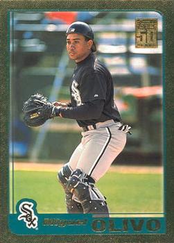 2001 Topps Traded & Rookies - Gold #T165 Miguel Olivo Front