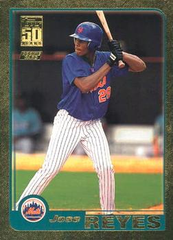2001 Topps Traded & Rookies - Gold #T242 Jose Reyes Front