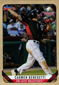 2016 Choice Tri-City ValleyCats #27 Carmen Benedetti Front