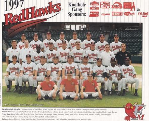 1997 Fargo-Moorhead RedHawks Team Photo #NNO Team Photo Front